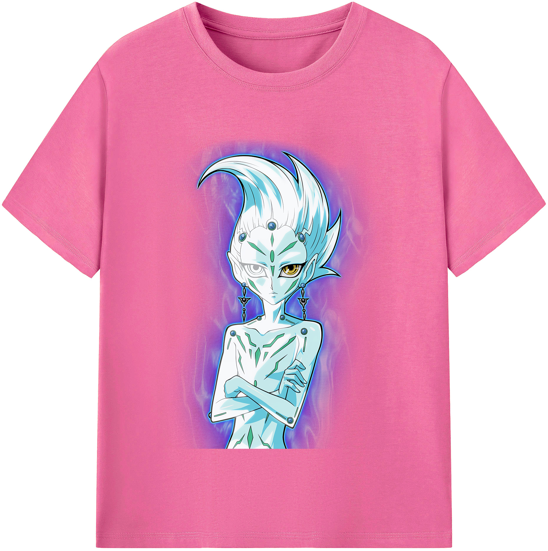 （画像用） 遊☆戯☆王 Yu-Gi-Oh! レディースカジュアルプリントTシャツ（綿100％）